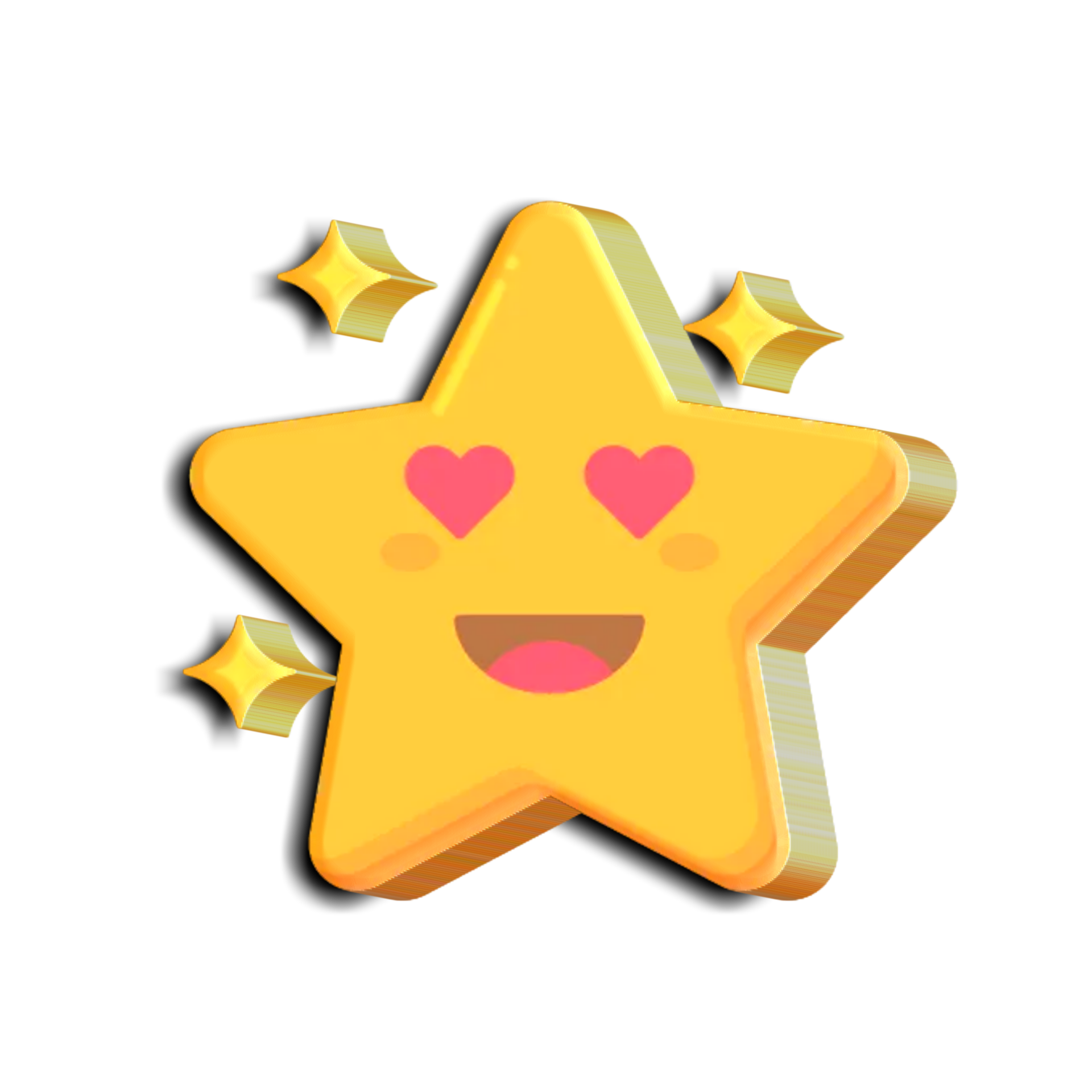 Cute star emoji 12959024 PNG
