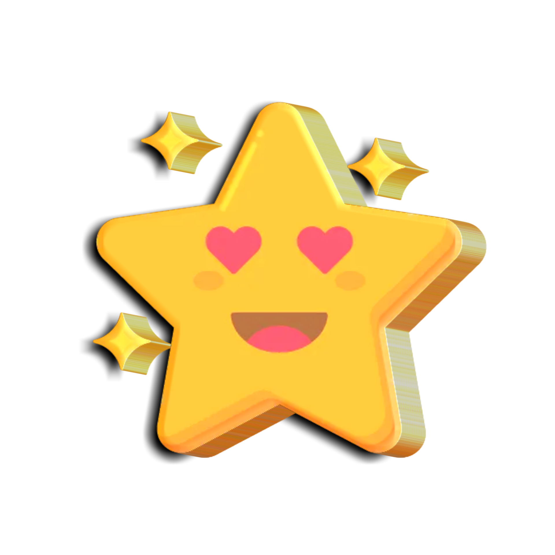 Cute star emoji 12959024 PNG