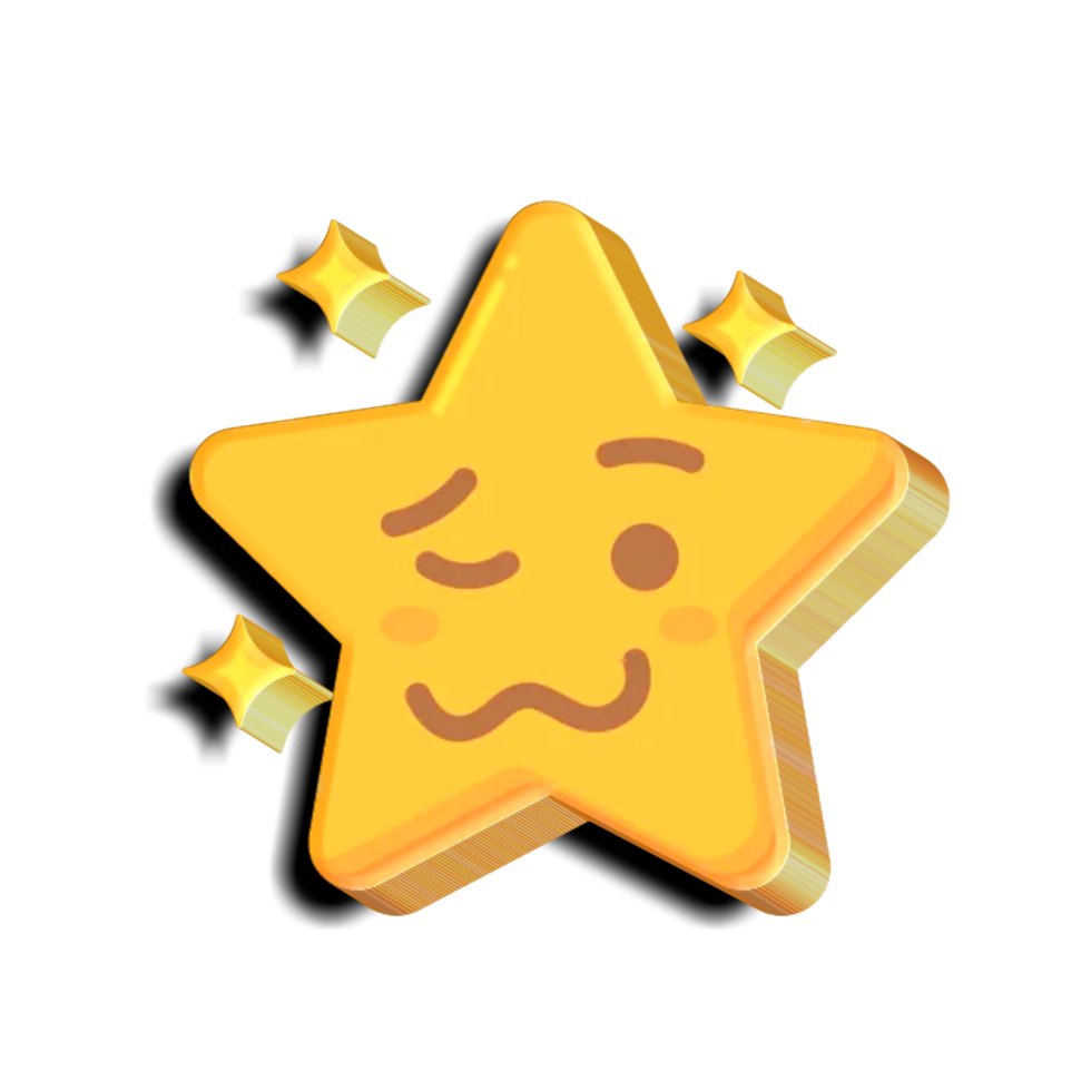 carino stella emoji png