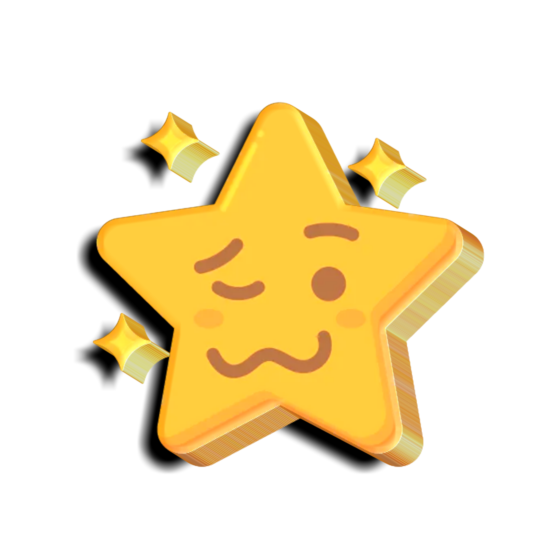 Cute star emoji 12959026 PNG