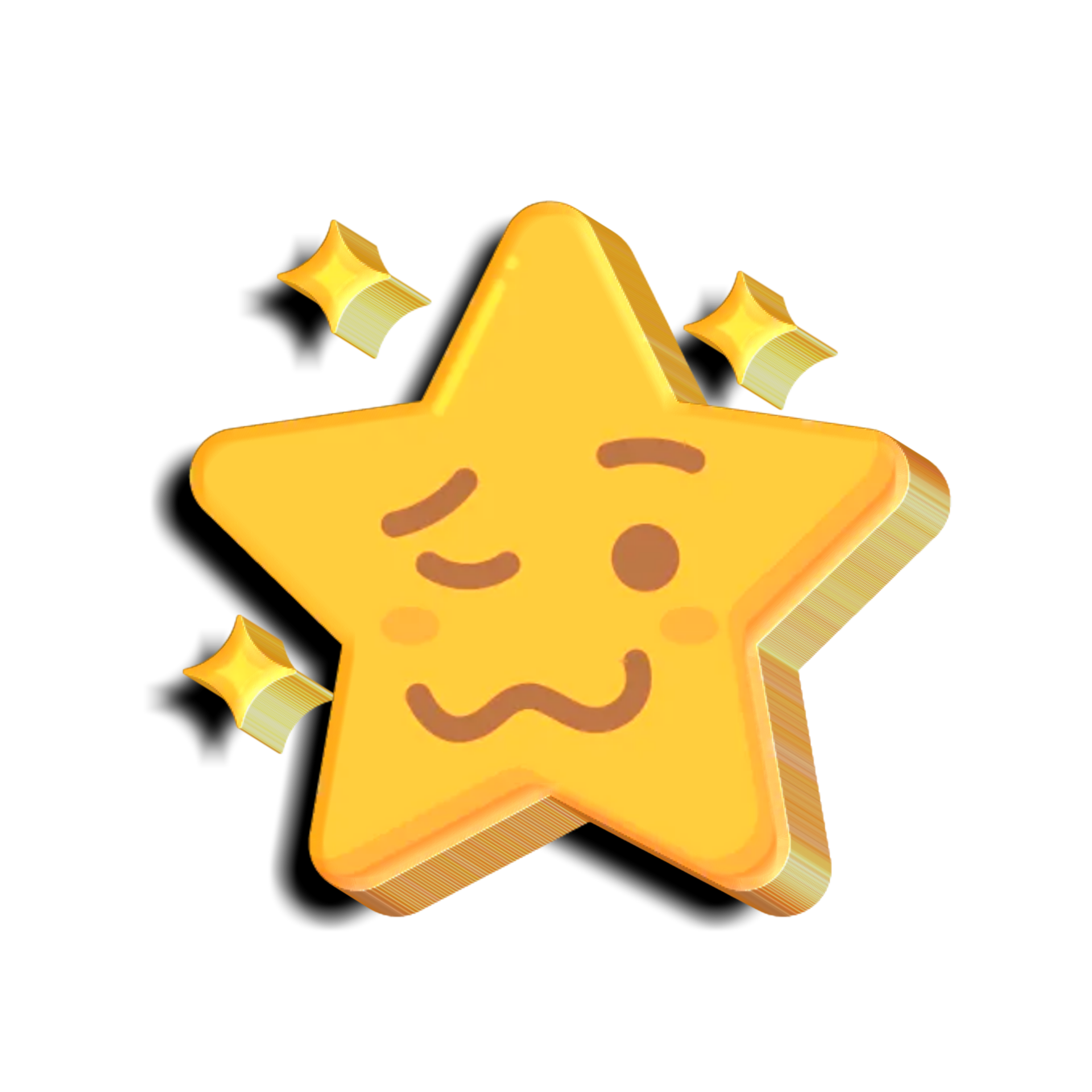 Cute star emoji 12959026 PNG