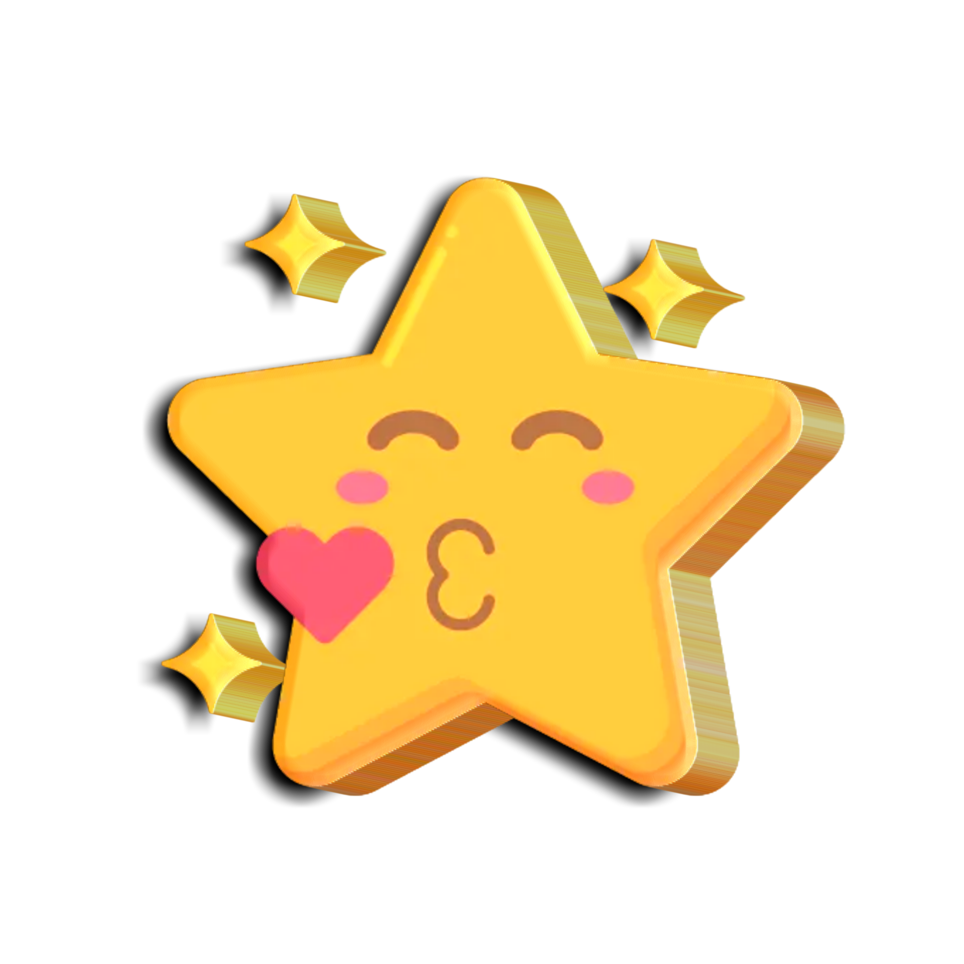 Cute star emoji 12959033 PNG