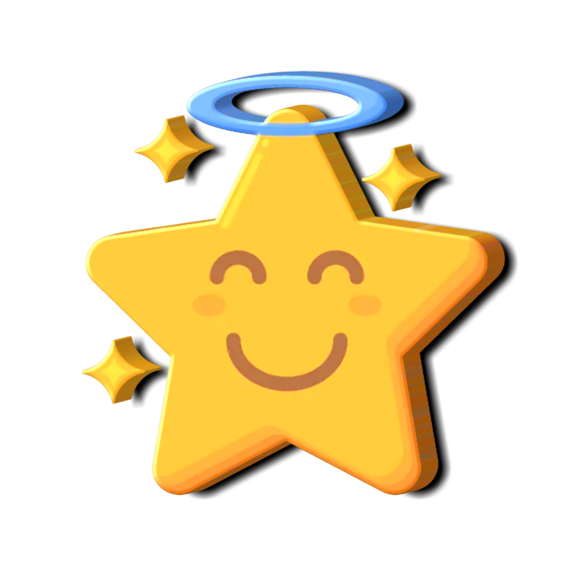 Cute star emoji 12959038 PNG