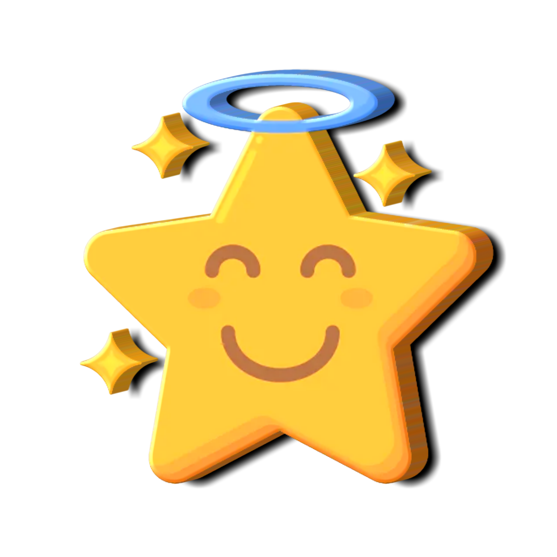 Cute star emoji 12959038 PNG