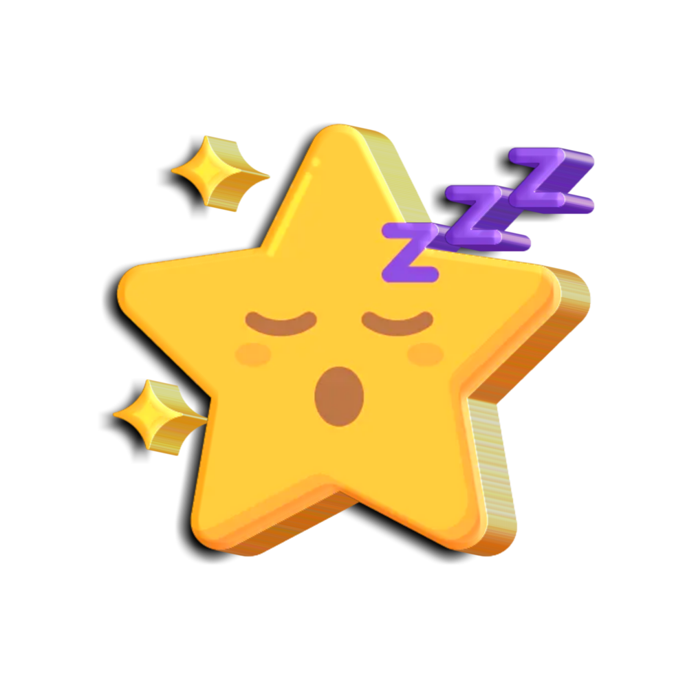 Cute star emoji png