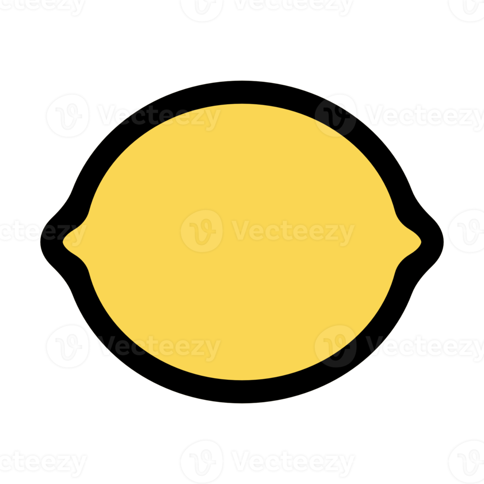 Limone frutta icona illustrazione png