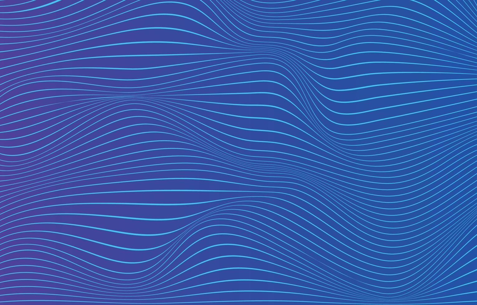 Line Waves Concept vector