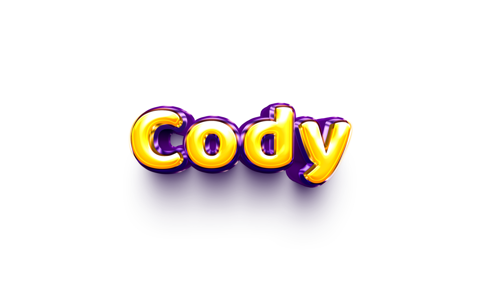 names of boys English helium balloon shiny celebration sticker 3d inflated png