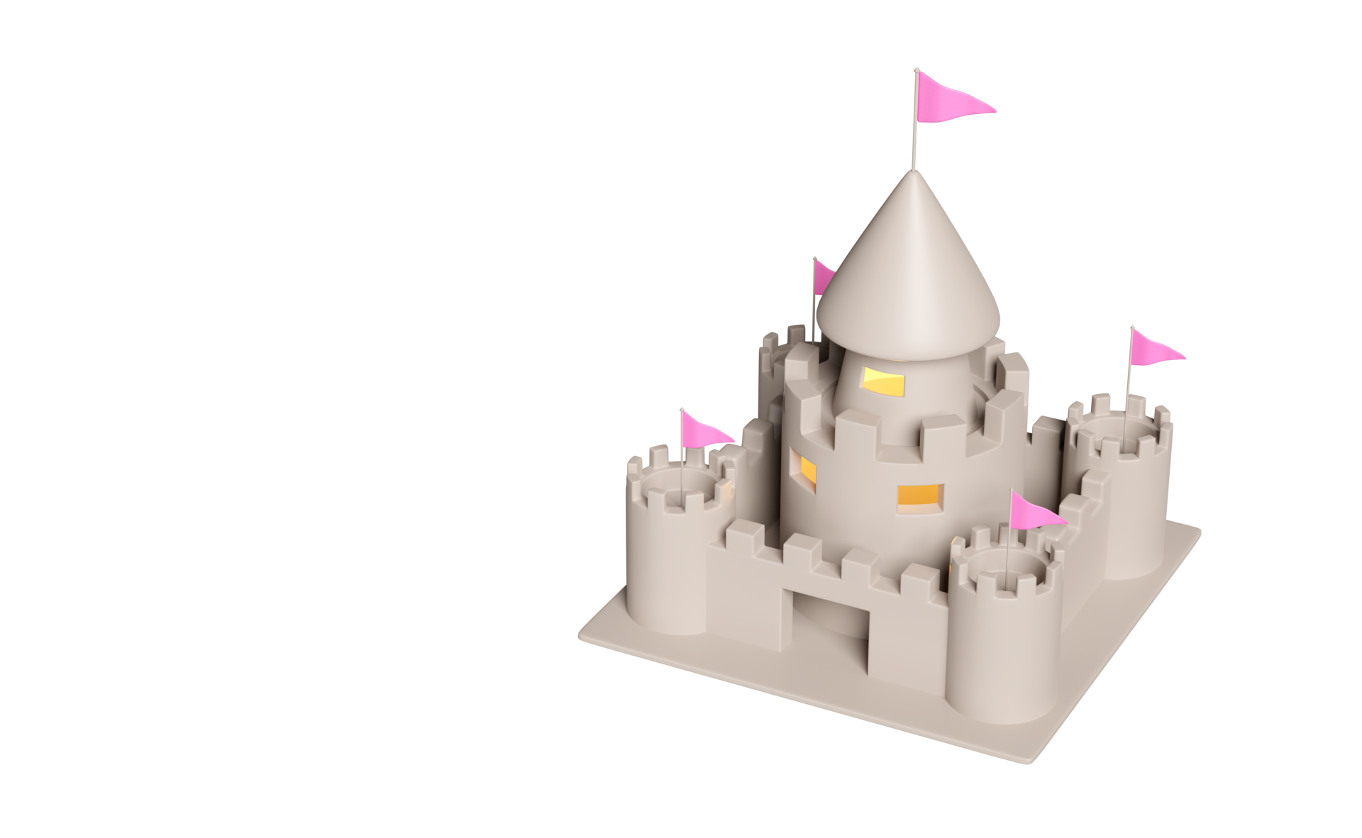 free-sand-castle-with-towers-fort-gates-and-flags-isolated-summer