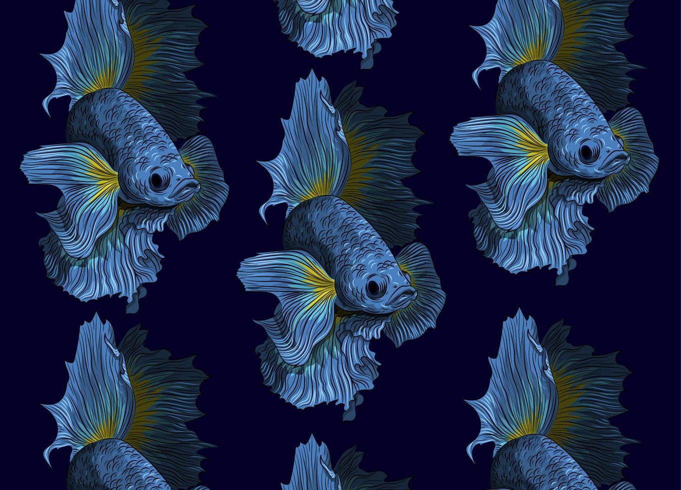 fish vector art 3d colorful