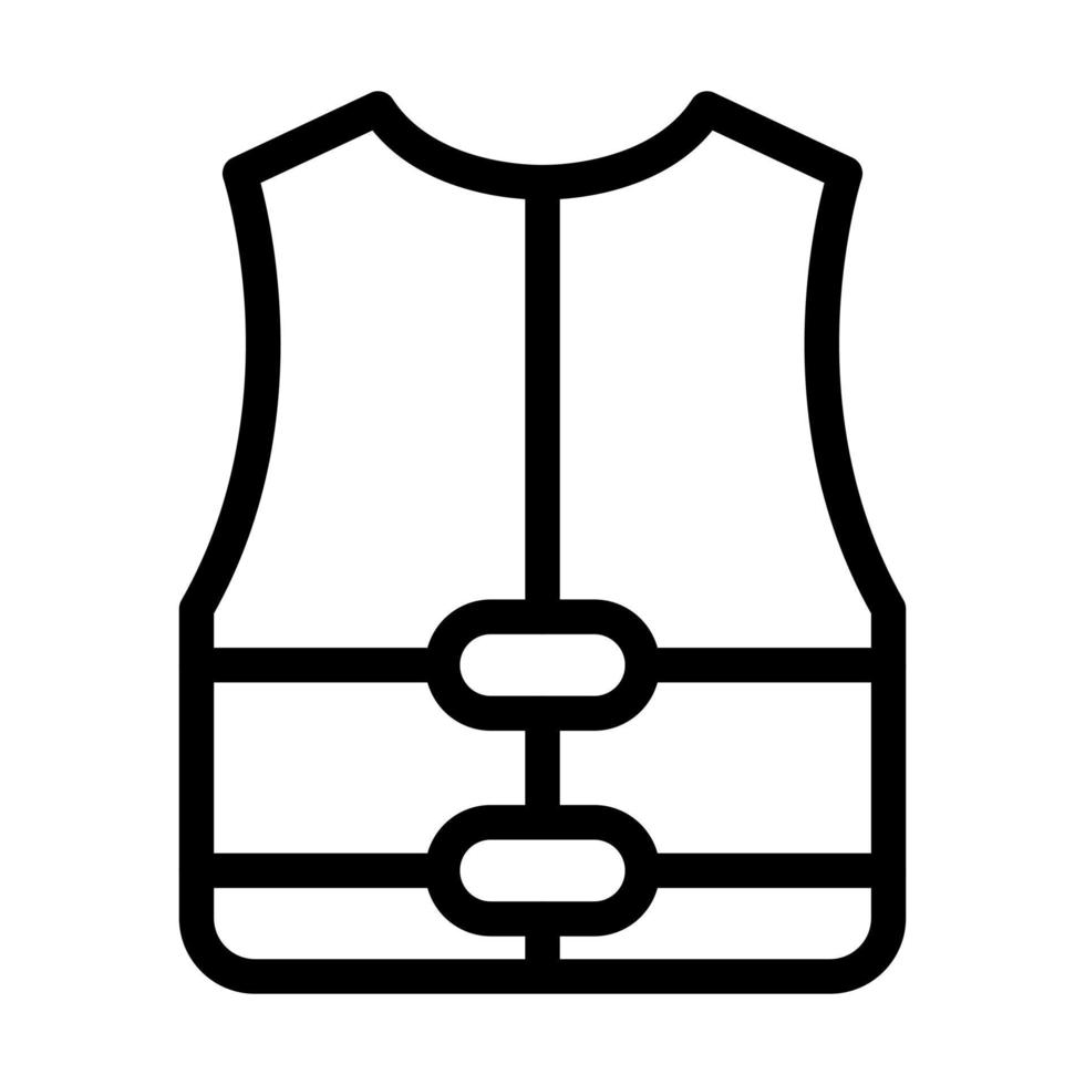 diseño de icono de chaleco salvavidas vector