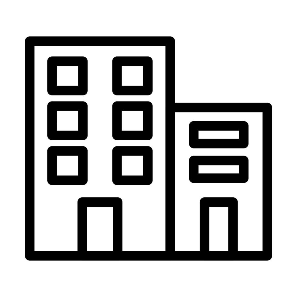 Building Icon Design vector