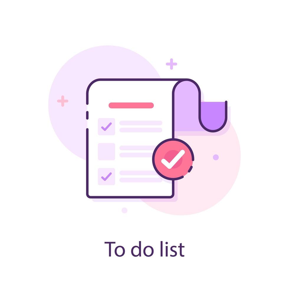 Creating training plan concept icon. Task list and deadlines. Effective planning vector