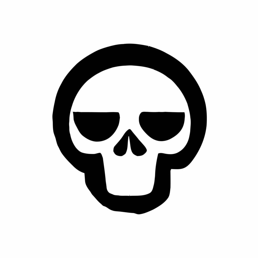 Skeleton Head Illustration vector