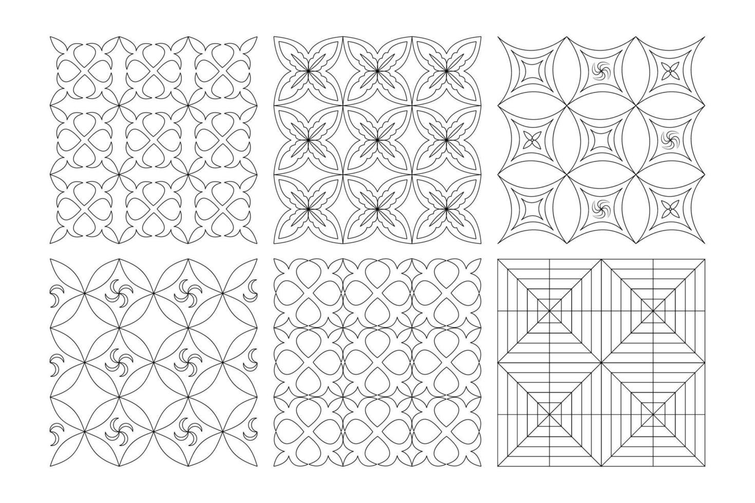 patrones de laberinto abstracto sin fisuras. patrón de estilo memphis. garabato geométrico fondo vector