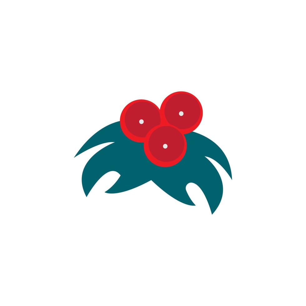 logotipo de icono de adornos navideños, diseño vectorial vector