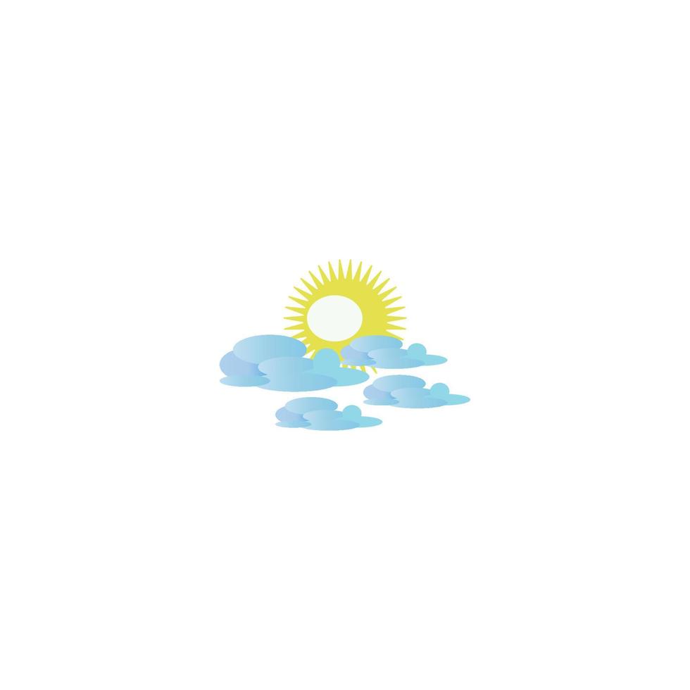 Weather icon logo, vector design
