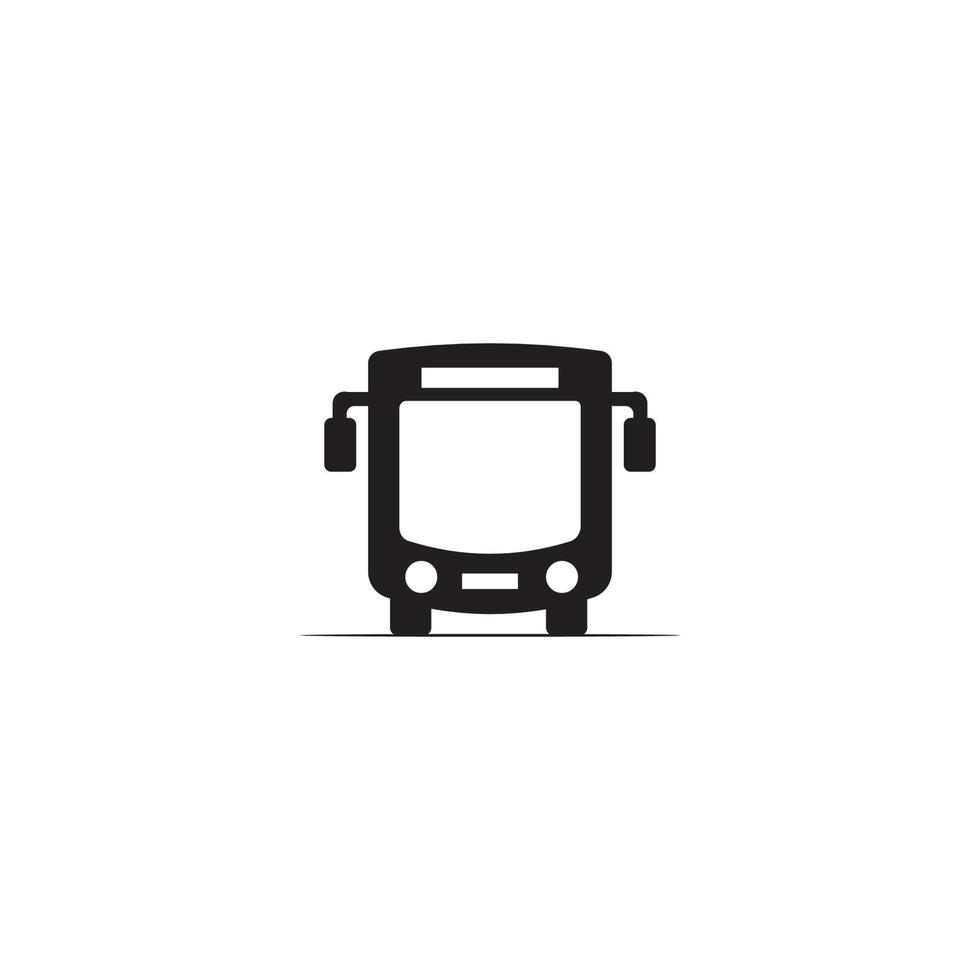 Bus icon logo, vector design