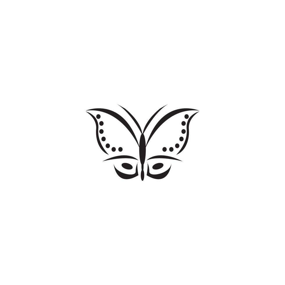 Butterfly icon logo, vector design