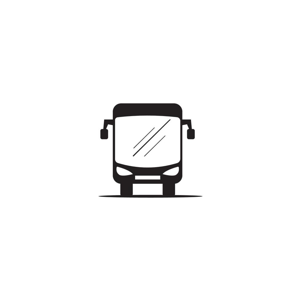 Bus icon logo, vector design
