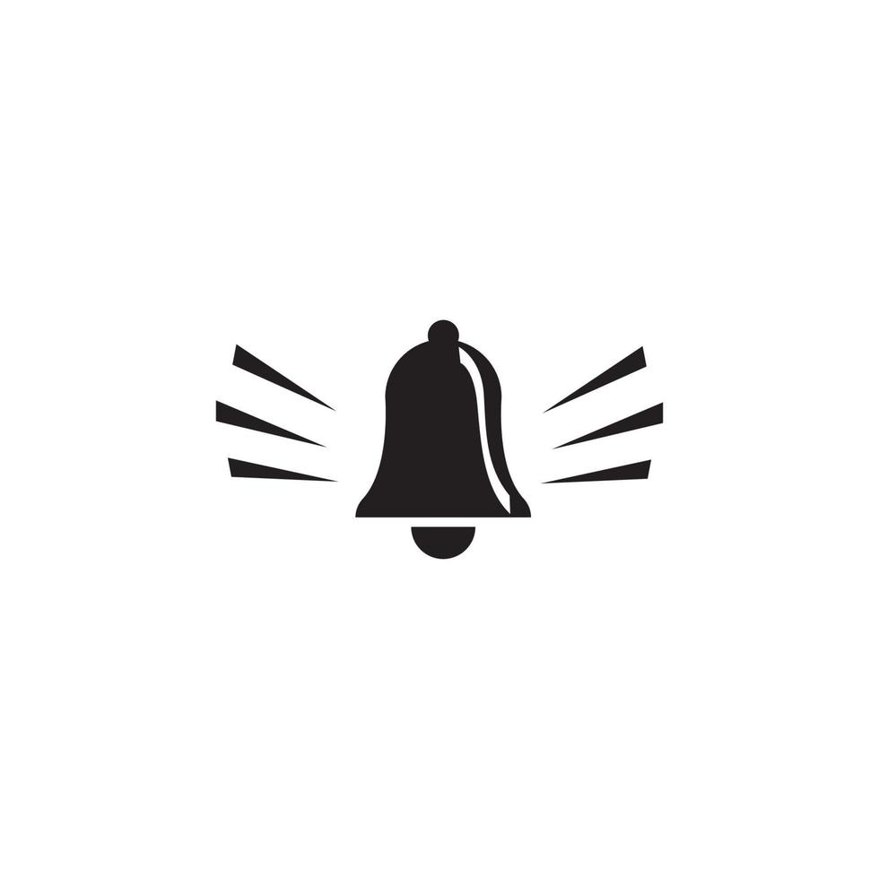 Vector Alarm bell logo icon template vector
