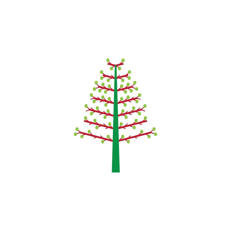 Christmas tree  icon logo, vector design