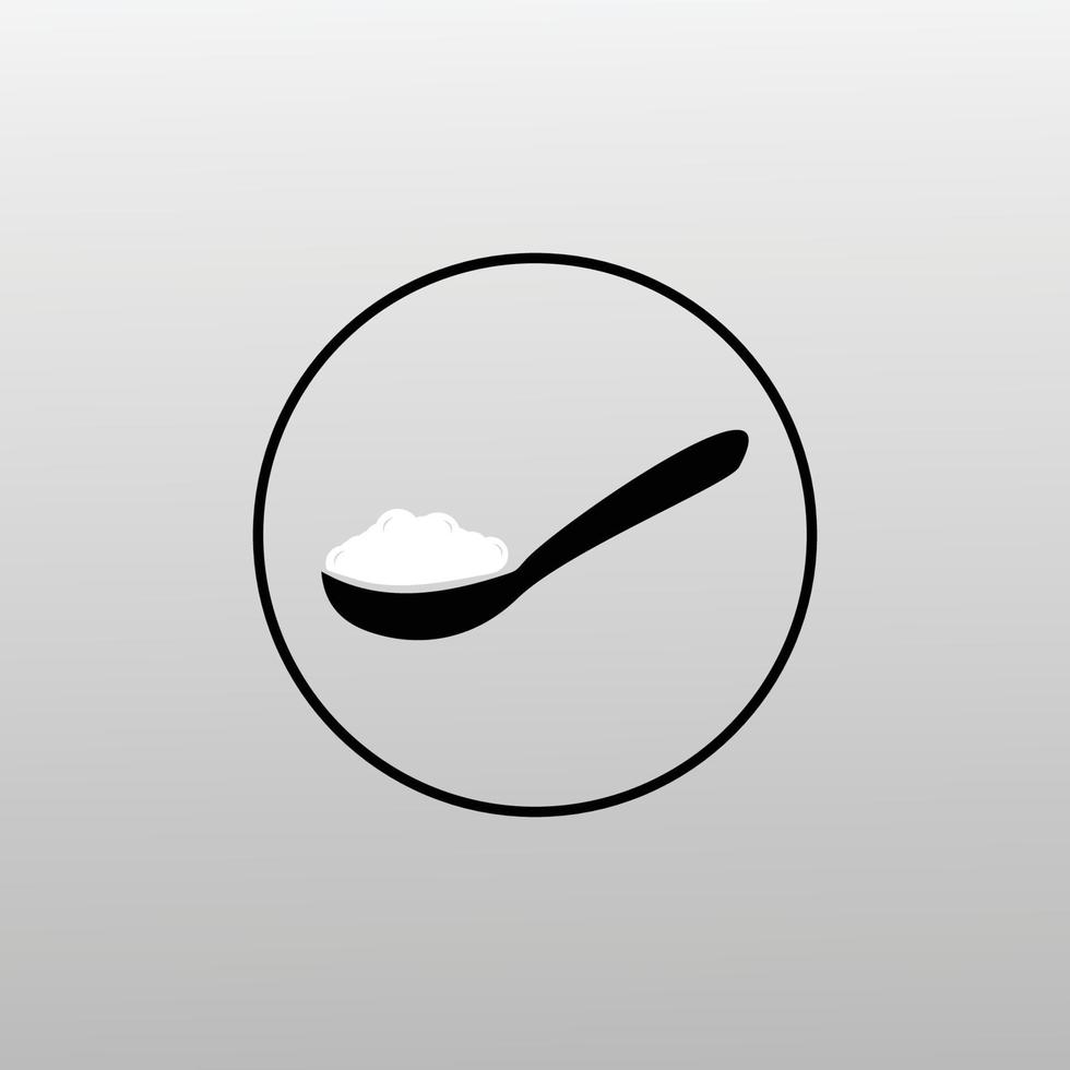 spoon icon ilustration vector