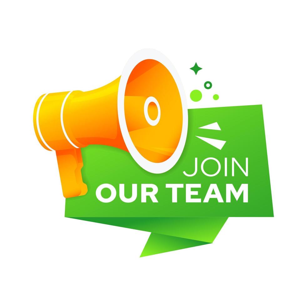 Join our team, employee, hiring and recruit icon vector