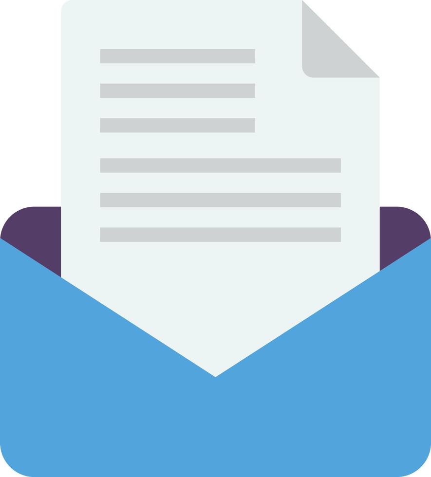 invitation letter illustration in minimal style vector