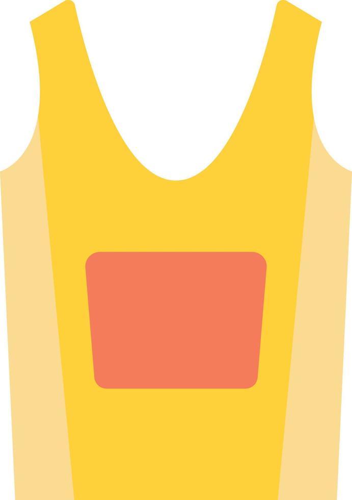 sports vest illustration in minimal style vector