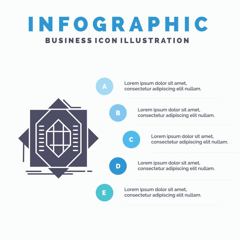 Abstract. core. fabrication. formation. forming Infographics Template for Website and Presentation. GLyph Gray icon with Blue infographic style vector illustration.