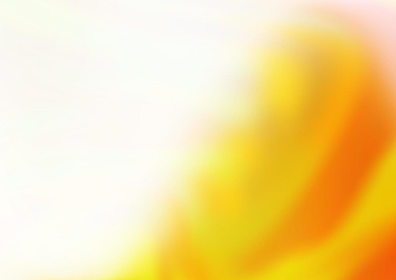 Light Yellow, Orange vector blur pattern.