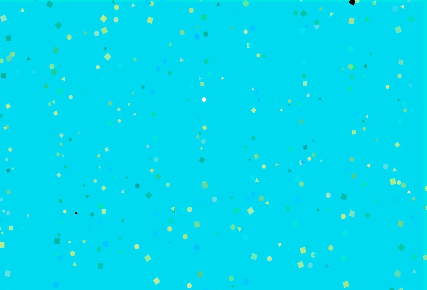 Light Blue, Yellow vector pattern in polygonal style with circles.