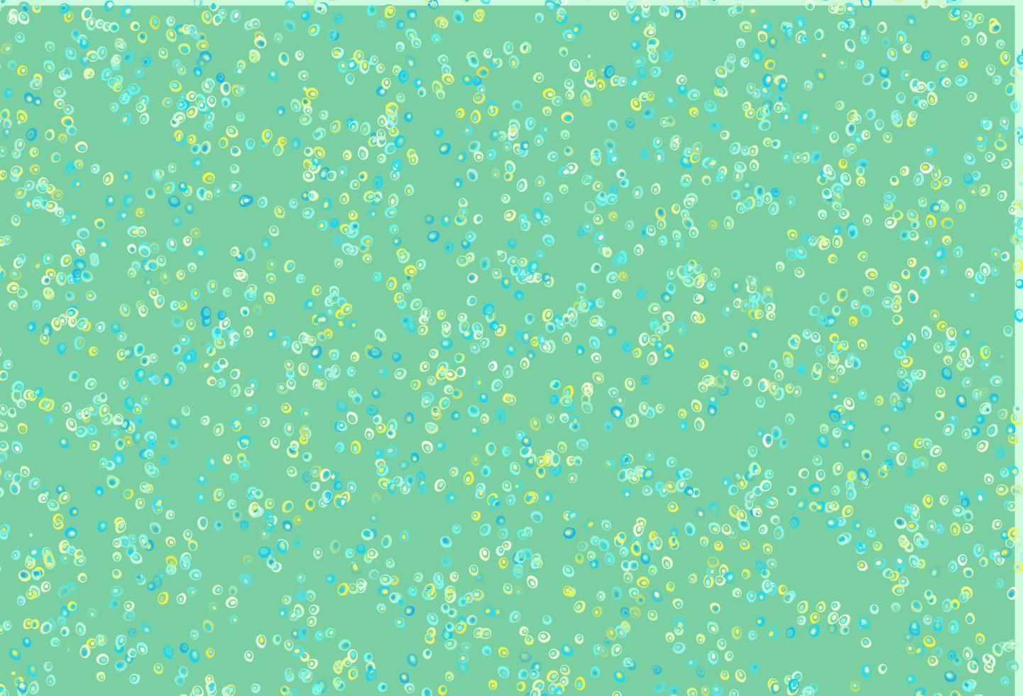 Light Blue, Yellow vector pattern with spheres.