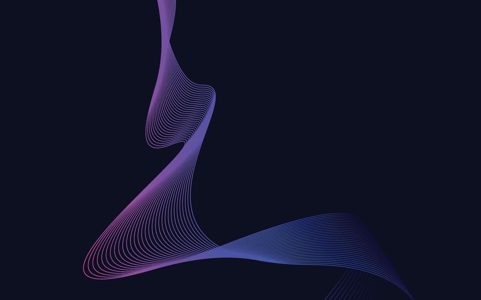 Vector abstract wave background. Blue waves background