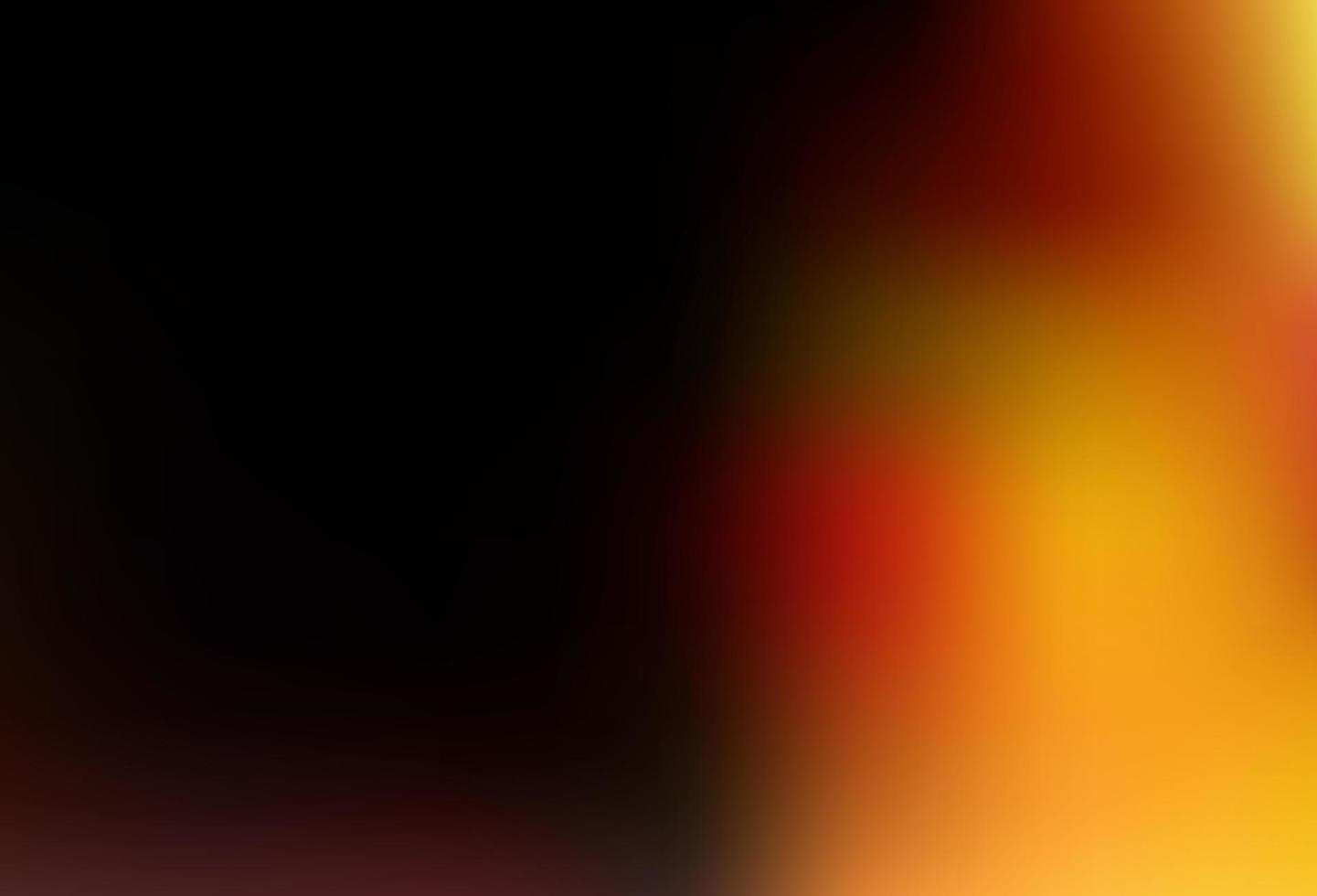 Dark Yellow, Orange vector blurred and colored background.