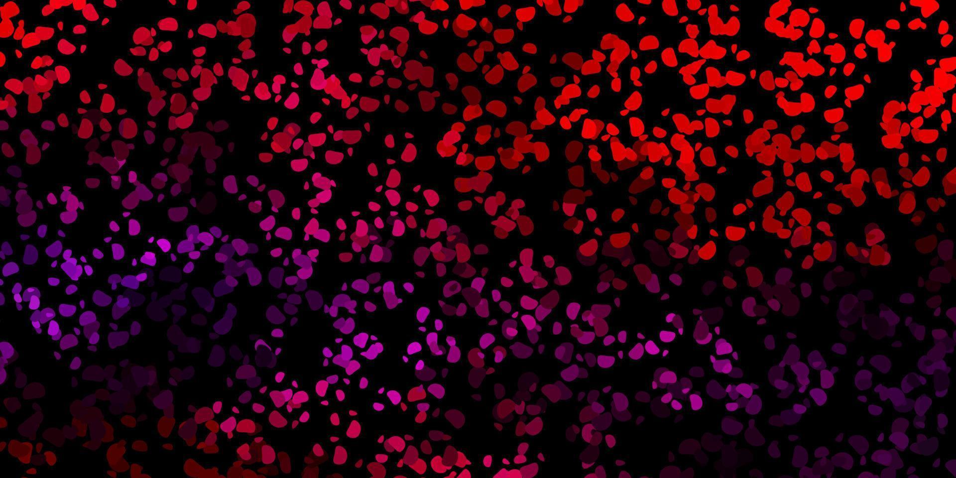 Dark pink, red vector template with abstract forms.