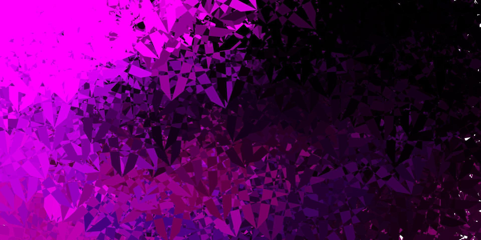 Dark Pink vector background with triangles. 12963540 Vector Art at Vecteezy