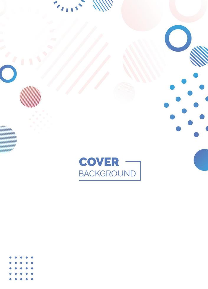 Covers templates set with bauhaus. memphis and hipster style graphic geometric elements. Applicable for placards. brochures. posters. covers and banners. Vector illustrations