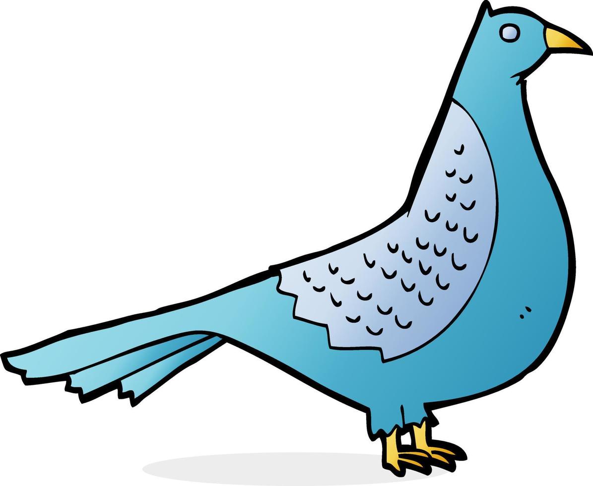 doodle character cartoon bird vector