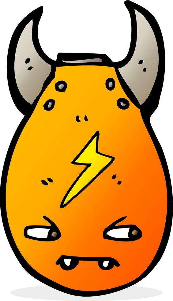 doodle character cartoon bomb vector