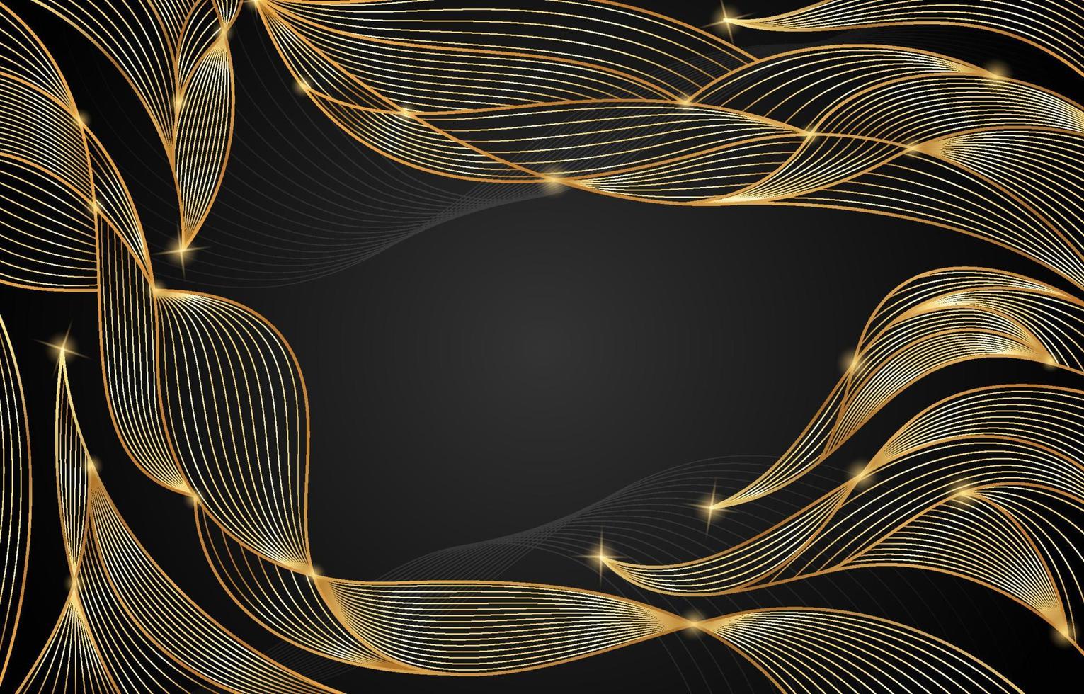 Abstract Lines and Waves Background vector