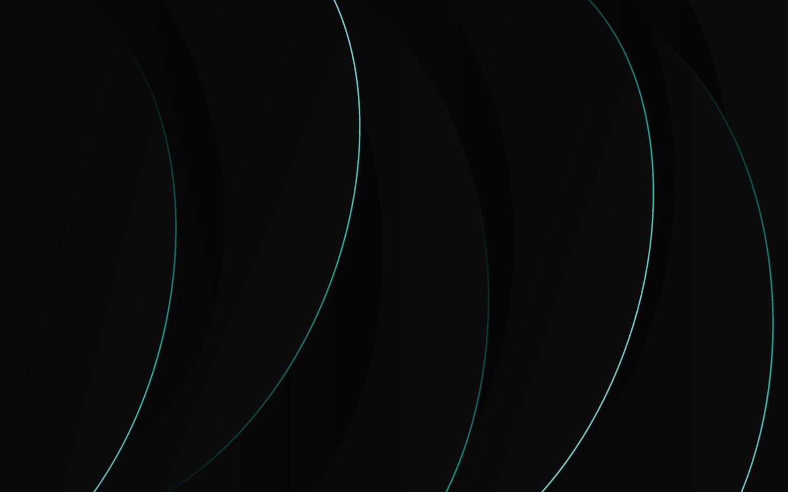 Abstract Blue Circle on black background technology vector