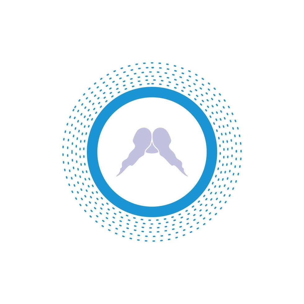 moustache. Hipster. movember. male. men Glyph Icon. Vector isolated illustration