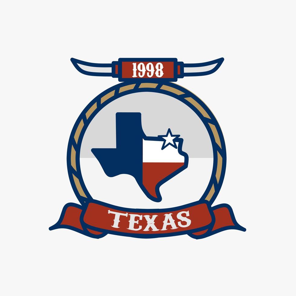 vector de ilustración del logotipo de Texas, símbolo, perfecto para imprimir, etc.