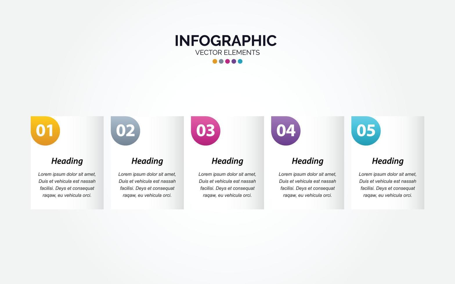Vector Horizontal Infographic thin line design with icons and 5 options or steps. Horizontal Infographic for business concept. Can be used for presentations banner. workflow layout