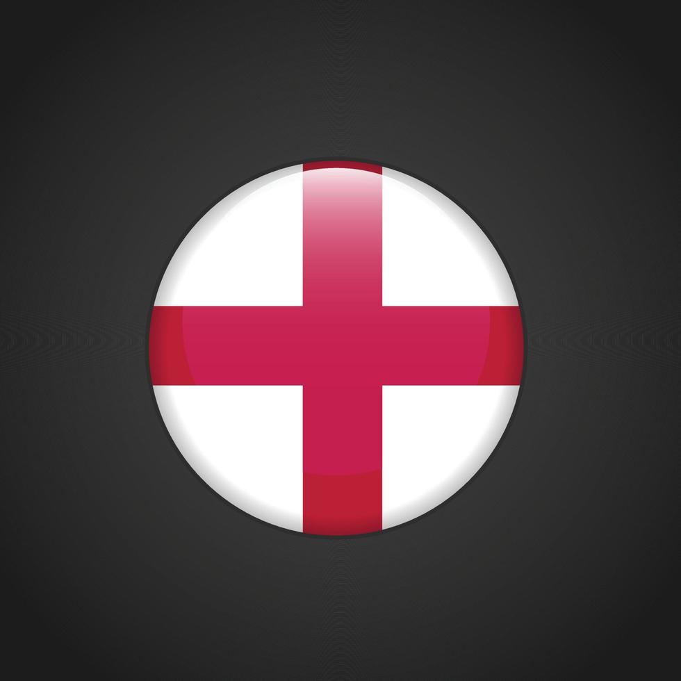 England United Kingdom Flag Circle Button vector