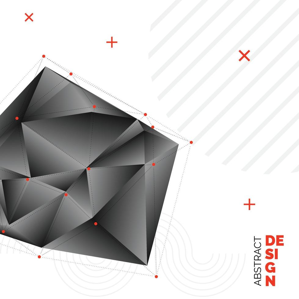 Abstract Geometric backgrounds. Polygonal vector design