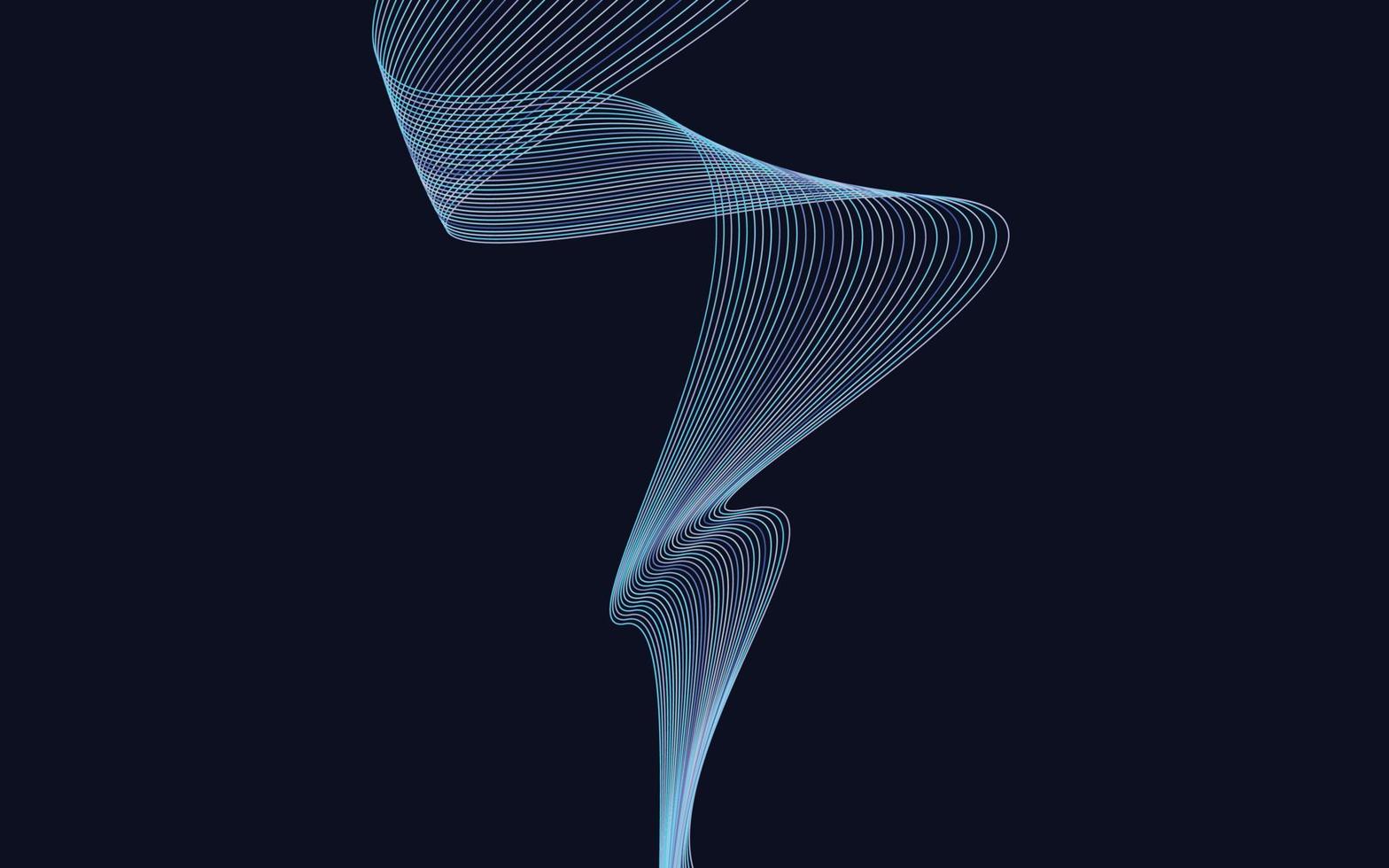 Abstract Colorful Lines wavy Lines background vector