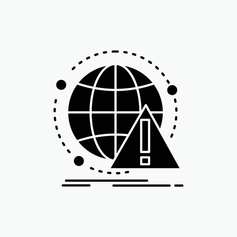 Alert. antivirus. attack. computer. virus Glyph Icon. Vector isolated illustration